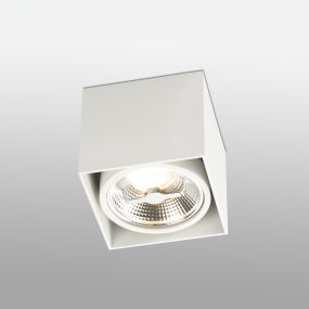Faro Tecto QR111 - Deckenleuchte - 13,5 x 13,5 x 12 cm - matt weiß