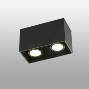 Faro Tecto - Deckenleuchte - 16,5 x 8,2 x 9,5 cm - mattschwarz