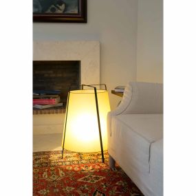 Faro Akane - Stehleuchte - Ø 48,5 x 59,5 cm - beige und schwarz