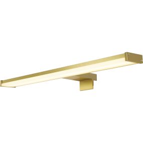 Searchlight Kos - Wandanbauleuchte - 60 x 5 cm - 12W LED inkl - IP44 - gold