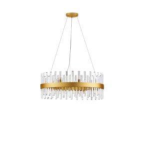 Nova Luce Crown - Hängelampe - Ø 75 x 150 cm - Gold satiniert
