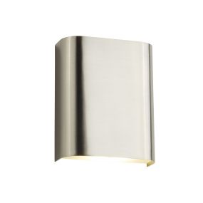 Searchlight Led Wall - Wandleuchte - 10.5 x 13 cm - 8W LED inkl - satiniert silber