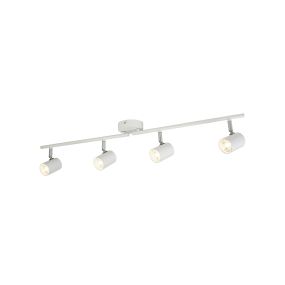 Searchlight Rollo - Aufbaustrahler 4L - 77 x 9 x 13 cm - 4 x 4W dimmbare LED inkl. - weiß