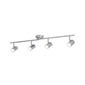 Searchlight Rollo - Aufbaustrahler 4L - 77 x 9 x 13 cm - 4 x 4W dimmbare LED inkl - Chrom