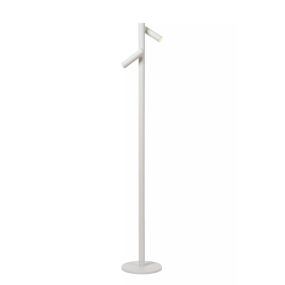 Lucide Antrim - Wiederaufladbare Leselampe 2L - 3 x 20 x 120 cm - 2 x 2.2W dimmbare LED inkl - IP54 - Mit kabelloser Ladestation - weiß