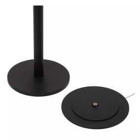 Lucide Antrim - Wiederaufladbare Leselampe - 3 x 20 x 120 cm - 2.2W dimmbare LED inkl - IP54 - Mit kabelloser Ladestation - schwarz