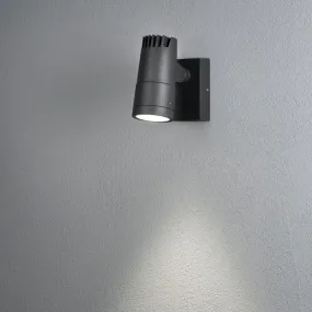 Konstsmide Andria – außenwandleuchte – 7 x 13,5 x 15 cm – 9W LED inklusive – IP54 – anthrazit