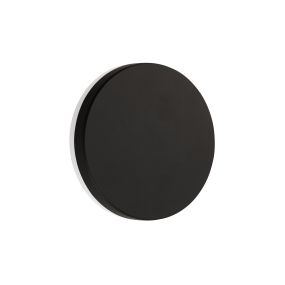 Nova Luce Suite - Außenwandleuchte - Ø 15 x 5 cm - 10W LED inkl. - IP54 - schwarz