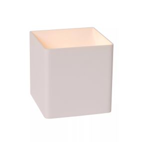 Lucide Vertigo - wiederaufladbare Wandleuchte mit Sensor - 10 x 10 x 10 cm - 6W dimmbare LED inkl - IP54 - weiß