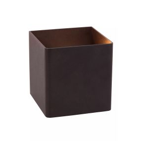 Lucide Vertigo - wiederaufladbare Wandleuchte mit Sensor - 10 x 10 x 10 cm - 6W dimmbare LED inkl - IP54 - schwarz