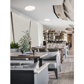 Nova Luce Perfect Profile Trimless - Einbaustrahler mit Fernbedienung (inkl.) - Ø 600 mm, 670 mm Einbaumaß - 40W dimmbare LED inkl. - 2700K-6000K - weiß