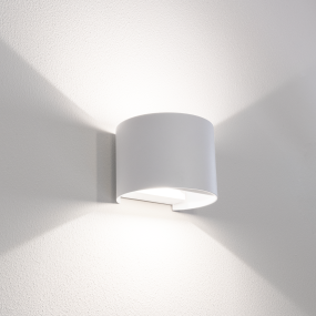 Century Italia Up & Down - Wandleuchte - 13,5 x 12 x 10 cm - 10W LED inkl. - einstellbare Lichtfarbe - IP65 - weiß