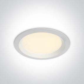 ONE Light UGR19 CCT V Range - Einbau-Deckenleuchte - Ø 190 mm, Ø 170 mm Ausschnitt - LED 20W inklusive - IP44 - weiß