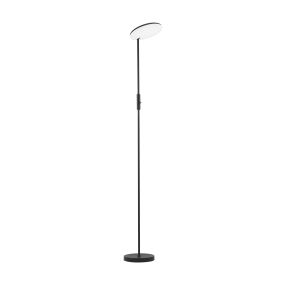 Nova Luce Notos - Stehleuchte - 27 x 205 cm - 30W dimmbar LED inkl. - Sand schwarz