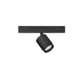 Nova Luce Ultra Slim - Stromschienenstrahler - Abstrahlwinkel einstellbar von 15 bis 36 Grad - Ø 4,5 cm - inkl. 5W LED - schwarz