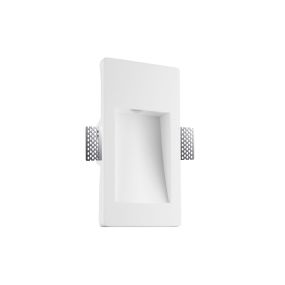 Nova Luce Eurona - Wandeinbauleuchte - 16,5 x 8 cm - weißer Gips