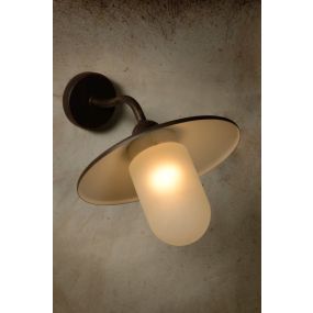 Lucide Aruba II - Außenwandleuchte - 30 x 37 x 24 cm - IP44 - rostbraun