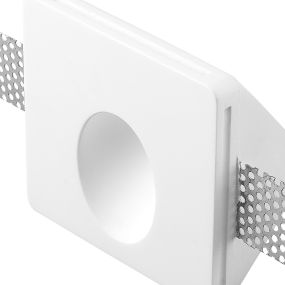 Nova Luce Cirocco - Wandeinbauleuchte - 10 x 10 cm - 1W LED inkl. - weißer Putz