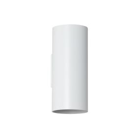 Searchlight Round - Wandleuchte - Ø 6,5 x 15,4 cm - weiß