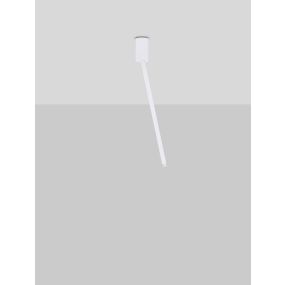 Nova Luce Ornos - Deckenleuchte - Ø 5 x 49,5 cm - 4W LED inkl. - Sand Weiß