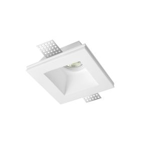 Nova Luce Tobia - Einbaustrahler - 120 x 120 mm, 125 x 125 mm Einbaumaß - weißer Gips