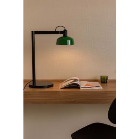Faro Tatawin - Tischleuchte - 25 x 45,4 x 57,5 cm - schwarz satiniert und grün glänzend