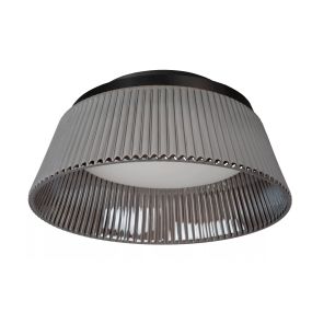 Lucide Vixi - Deckenleuchte - Ø 35 x 17,5 cm - 17,6W dimmbare LED inkl - geräuchert