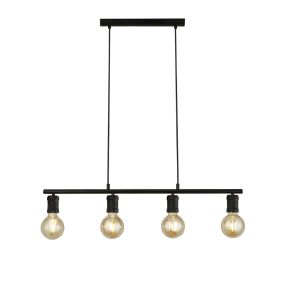 Searchlight Dance - Pendelleuchte - 80 x 120 cm - sand schwarz