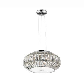 Nova Luce Valence - Hängeleuchte - Ø 42 x 140 cm - weiß