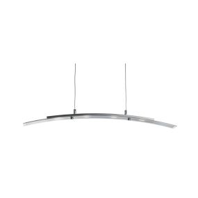 Searchlight LED Bar Lights - Pendelleuchte - 80 x 8 x 150 cm - 20W dimmbare LED inkl - silber