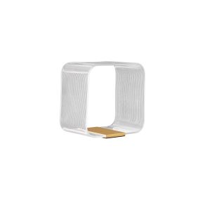 Nova Luce Valentin - Tischleuchte mit Schnurschalter - 24 x 24 x 16 cm - 14W dimmbar LED inkl. - messing gold