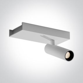 ONE Light Wall & Ceiling LED - Aufbaustrahler 1L - 15 x 7 x 10 cm - 5W LED inkl. - weiß