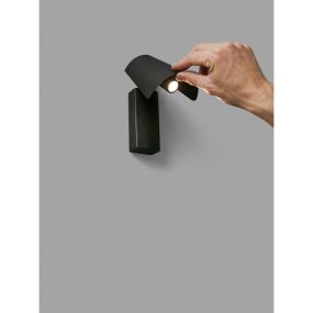 Faro Le Petit - Wandleuchte - 11 x 9 x 14 cm - 4W LED inkl. - mattschwarz