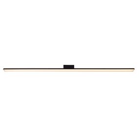 Maxlight Tampa - Deckenleuchte - 180 x 6 x 8,3 cm - 54W LED inkl. - IP44 - schwarz