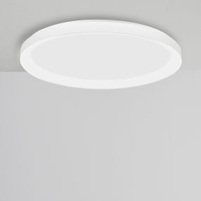Nova Luce Pertino - Deckenleuchte - Ø 58 x 6 cm - 48W dimmbare LED inkl. - sandweiß