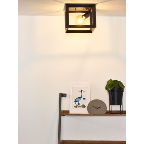 Lucide Thor - Deckenleuchte - 25 x 25 x 20 cm - Grauguss