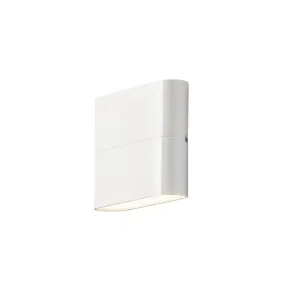 Konstsmide Chieri – außenwandleuchte – 11 x 3 x 9 cm – 6W LED inkl. – IP54 – weiß