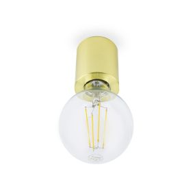 Faro Ten - Decken-/Wandleuchte - Ø 6 x 7 cm - helles satiniertes Gold