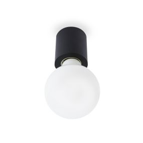 Faro Ten - Decken-/Wandleuchte - Ø 6 x 7 cm - mattschwarz