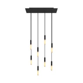Creative Cables - Hängeleuchte 8L - 67,5 x 130 cm - schwarz