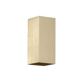 Searchlight Square - Wandleuchte - 6,7 x 6,7 x 15,5 cm - gold