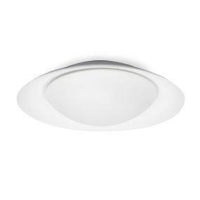 Faro Side - Wand-/Deckenleuchte - Ø 39 x 11 cm - 15W LED inkl. - matt weiß