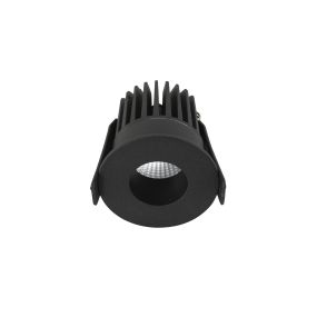Nova Luce Petit - Einbaustrahler - Ø 62 mm, Ø 55 mm Einbaugröße - 9W LED inkl. - IP42 - sand schwarz