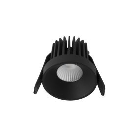 Nova Luce Petit - Einbaustrahler - Ø 62 mm, Ø 55 mm Einbaugröße - 9W LED inkl. - IP42 - sand schwarz