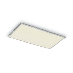 ONE Light Rectangular Panels - Decken-/Hängelampe - 119,5 x 59,5 x 2 cm - 60W dimmbare LED inkl. - weiß - Lichtfarbe kaltweiß