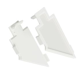 Klus Poket - Endkappe - weiß