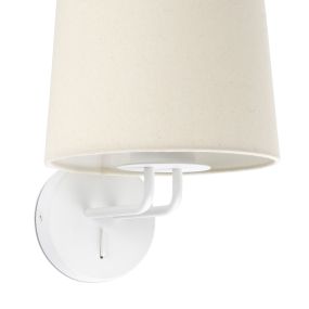 Faro Montreal - Wandleuchte - 21,5 x 19 x 32 cm - weiß und beige
