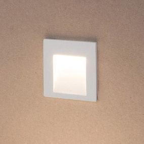 Nova Luce Krypton - Wandeinbauleuchte - 8 x 7 x 8 cm - 3W LED inkl. - IP54 - weiß