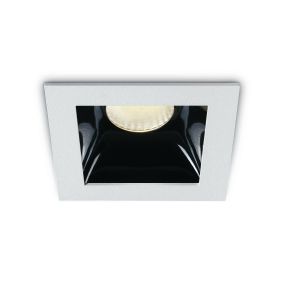 ONE Light Shop Square Boxen - Einbaustrahler - 62 x 62 mm, 57 x 57 mm Einbaumaß - inkl. 6,5W dimmbare LED - weiß
