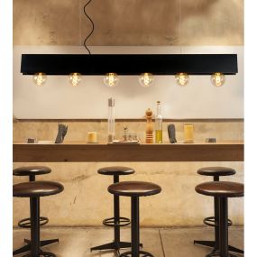 Lucide Surtus - Hängeleuchte - 134 x 7 x 130 cm - schwarz